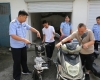 破案有力 返赃暖心 桦甸警方集中返还被盗电动车